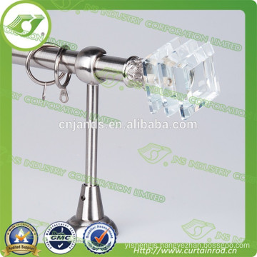 home decor curtain rod crystal glass finials & curtain rods